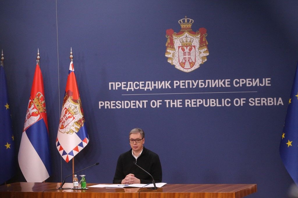 Serbian President Aleksandar Vucic szerbia szerb