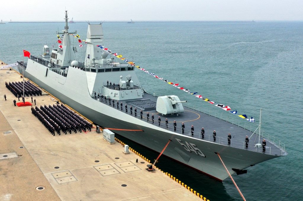 CHINA-SHANDONG-QINGDAO-NAVY-054B-FRIGATE-COMMISSIONED (CN)
Kína hadiflotta, hadsereg, Luohe fregatt