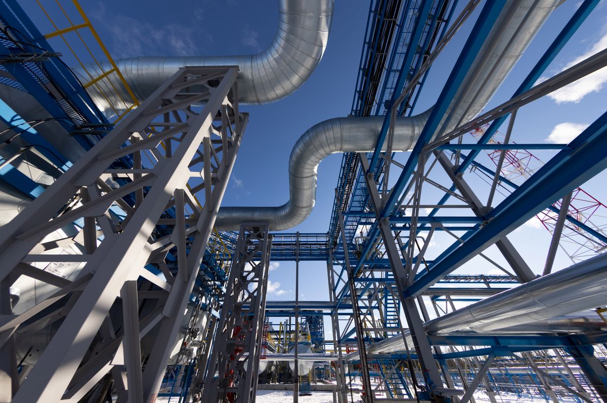 nyersolaj Gas Drilling & Wells at Gazprom PJSC's Chayandinskoye Field