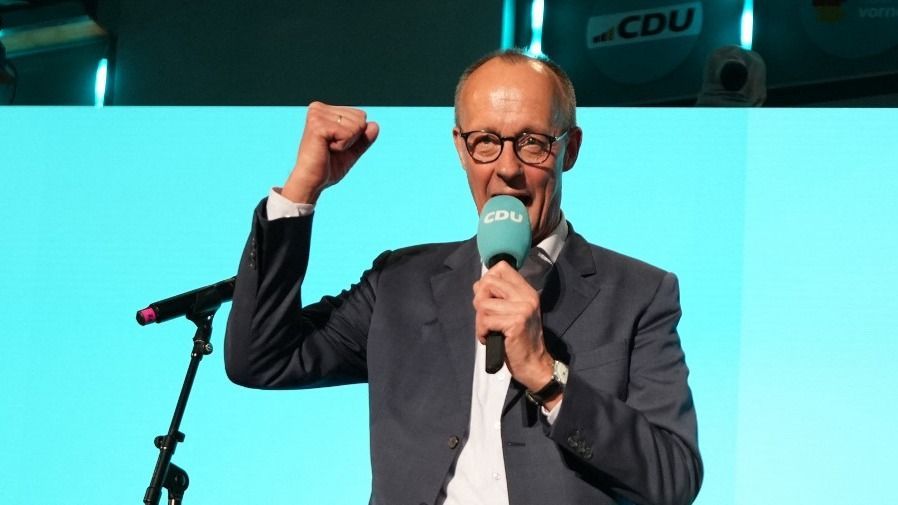 Bundestag election - CDU election party, német választás, 