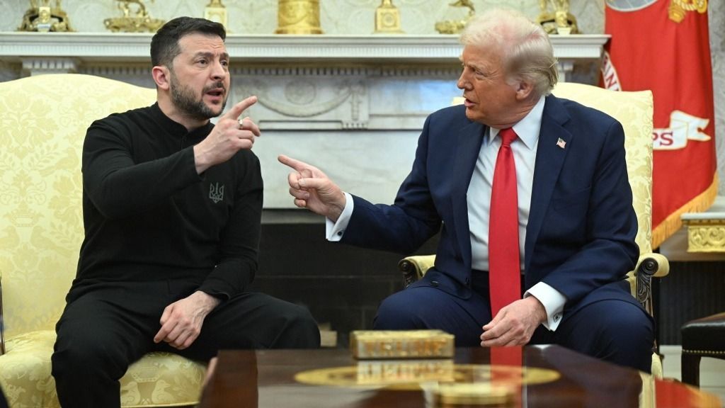 biztonsági kérdésUkraine President Volodymyr Zelensky visits the White House