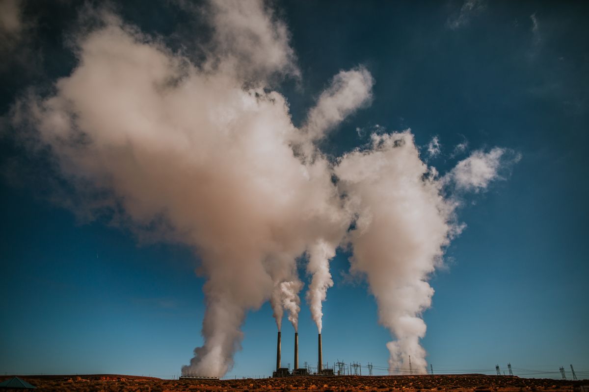 Brown,Coal,Power,Plant,Emission.
