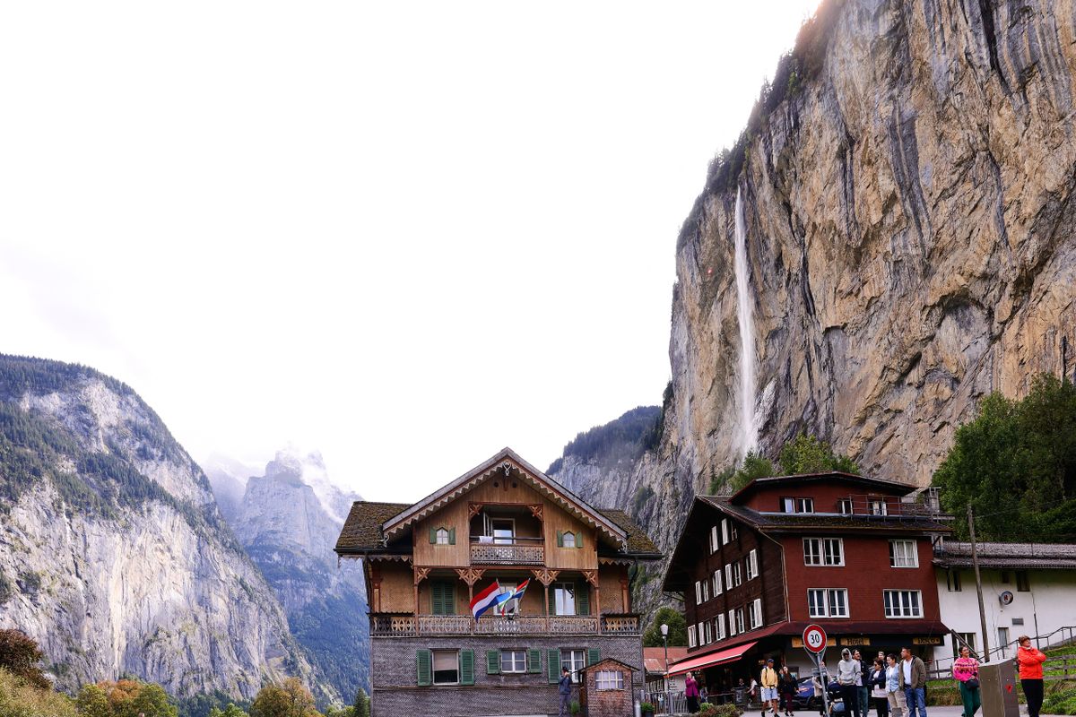 Switzerland Farmers Return Their Herds Of Cows To Their Farms