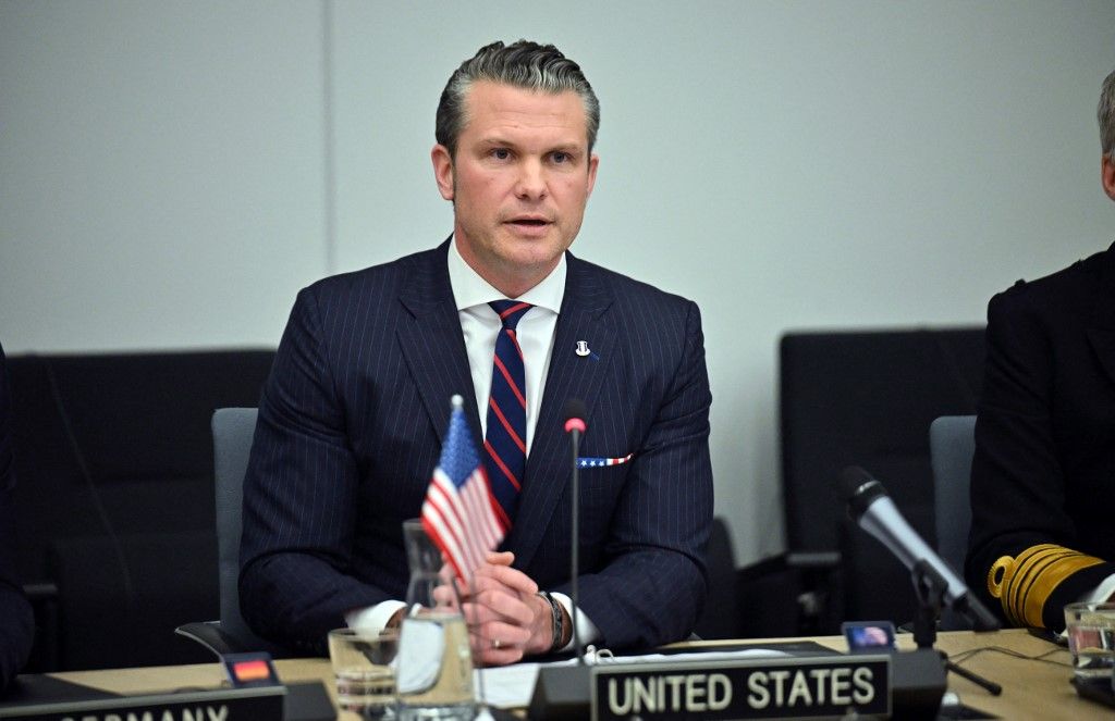 NATO Ukraine Defense Contact Group meeting in Brussels
Pete Hegseth
ukrajna