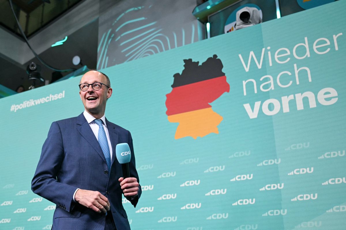 Electoral evening of Germany's conservative Christian Democratic Union (CDU) party