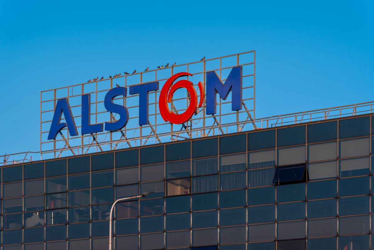 Savigliano;,Cuneo;,Piedmont;,Italy,-,February,16;,2023:,Alstom,Sign