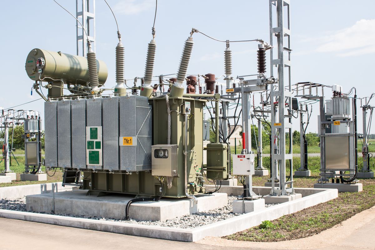 High,Voltage,Power,Transformer,Substation.