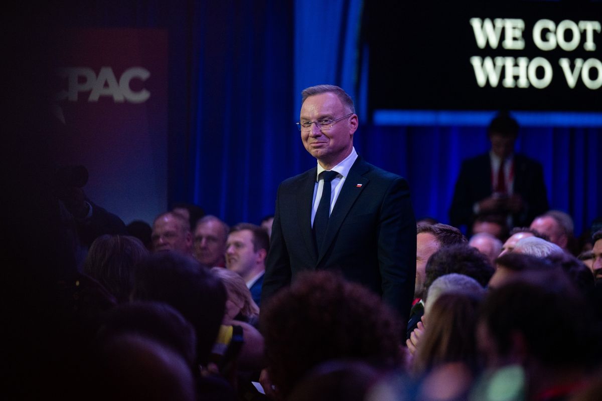 Trump Speaks at CPAC 2025, andrzej duda,