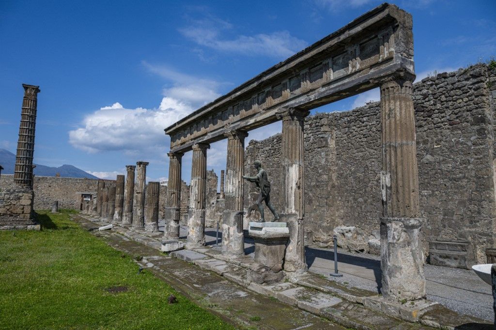 Pompeii, UNESCO World Heritage Site, Campania, Italy, Europe Pompeji sírrablók olaszország műkincs