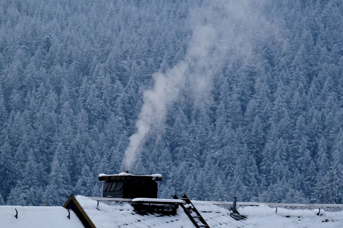Winter weather in Saxony