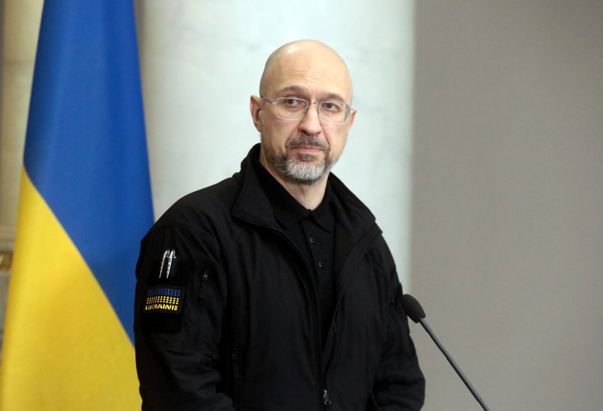 News conference of Ukrainian and Lithuanian PMs in Kyiv denisz smihál ukrán
biztonsági garanciák