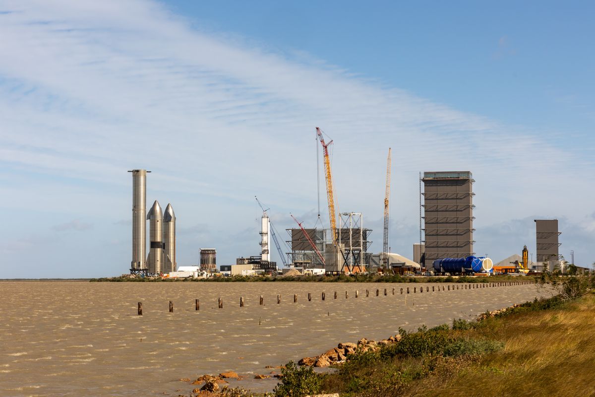 Spacex,Rocket,Factory,In,Boca,Chica,Texas