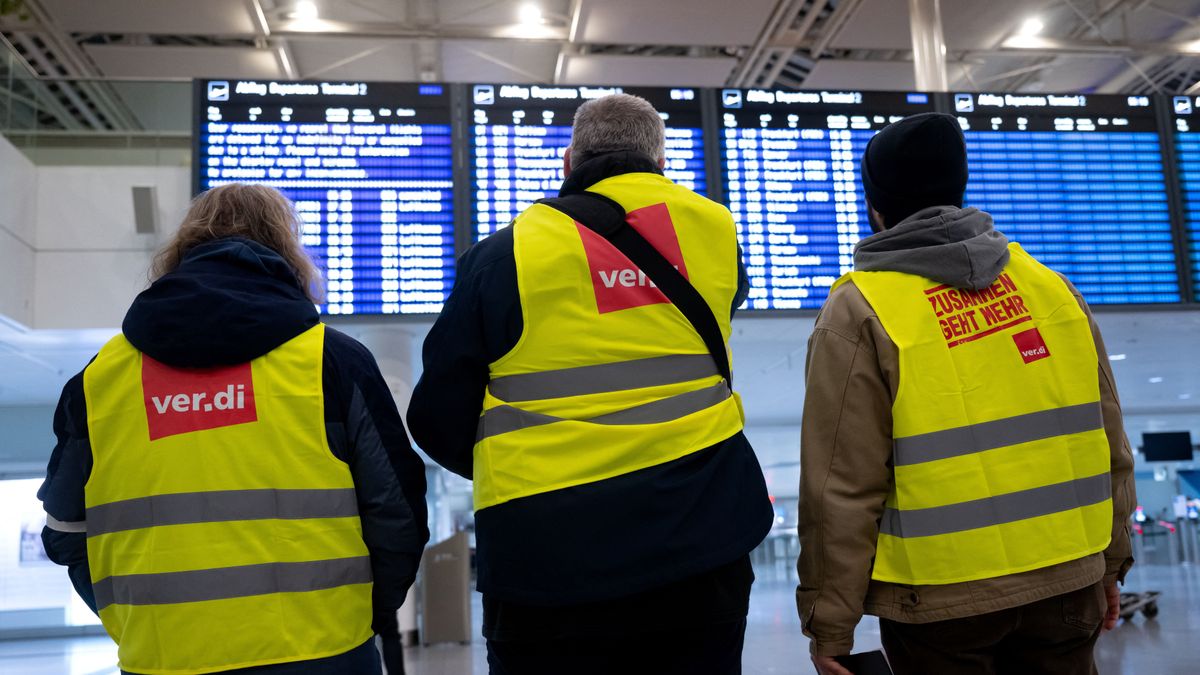 Warning strike - Munich Airport német sztrájkhullám