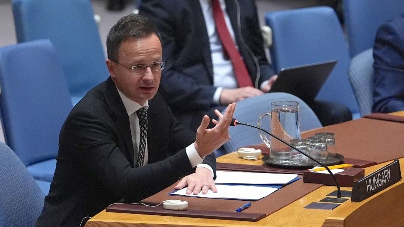 UN Security Council meets on multilateralism, reforming and improving global governance Szijjártó Péter EU Trump vámháború