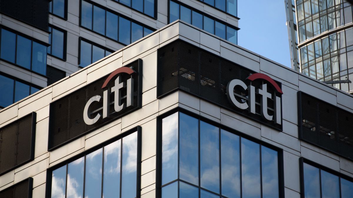 Corporations Signage And Logos In Warsaw. citi