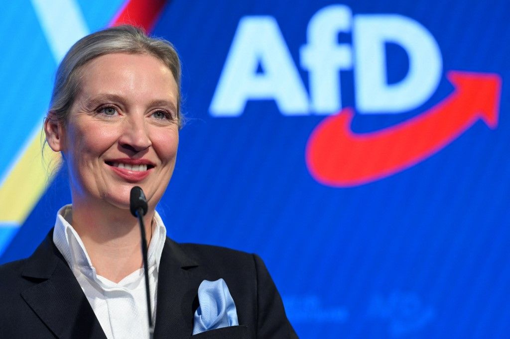 Electoral evening of AfD - Germany's far-right Alternative for Germany (AfD) party