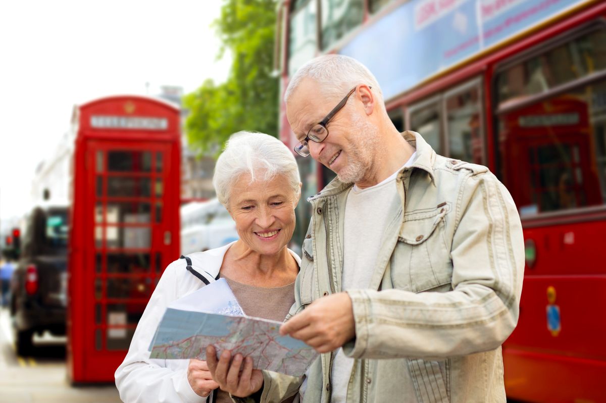 Family,,Age,,Tourism,,Travel,And,People,Concept,-,Senior,Couple
