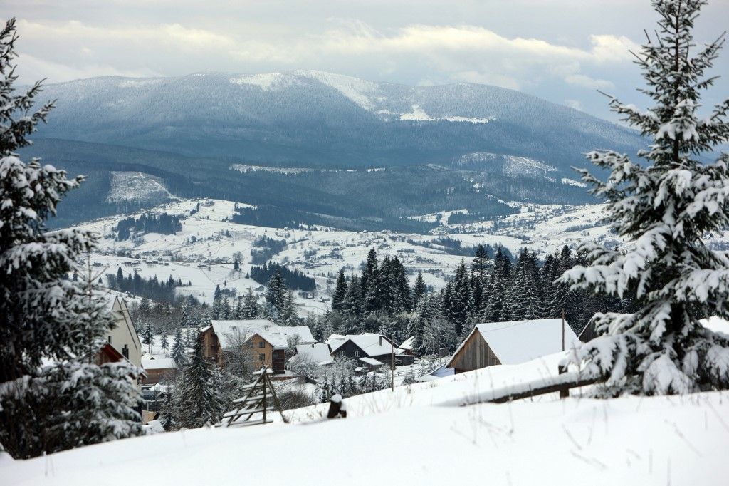 Winter in Ukrainian Carpathians