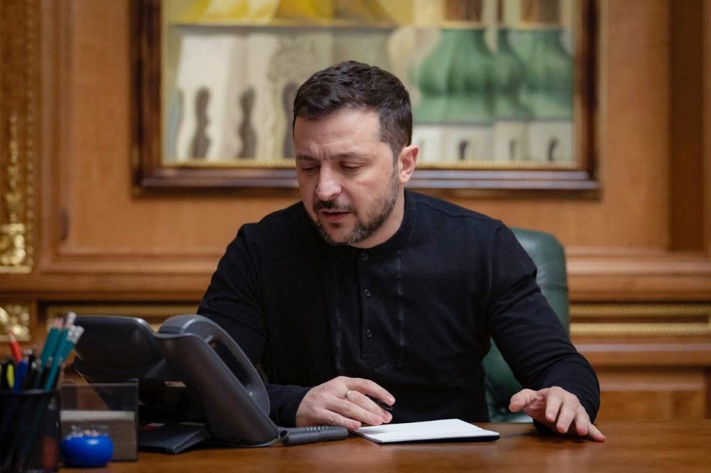 Volodimir Zelenszkij trump telefon
