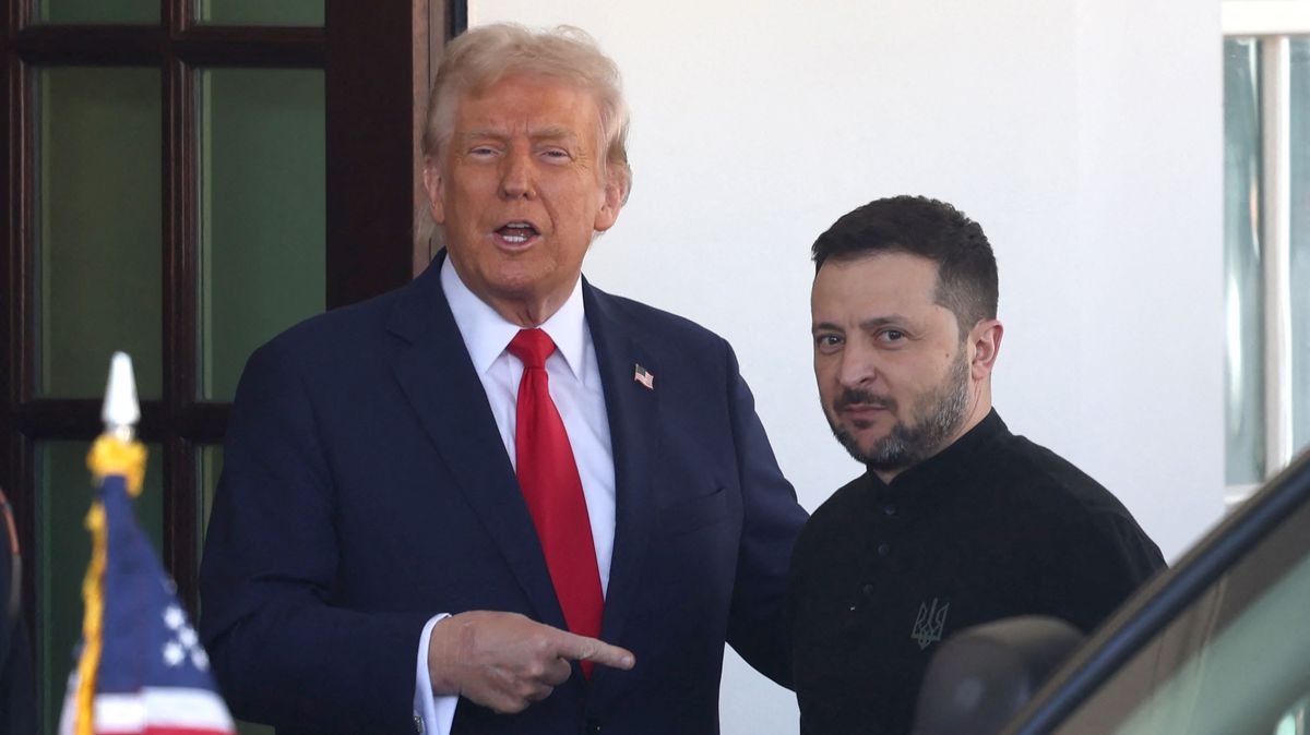 Ukraine President Volodymyr Zelensky visits the White House trump