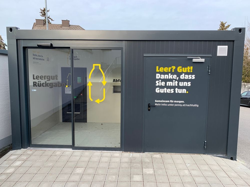 Ausztria üvegbetét visszaváltás üveg