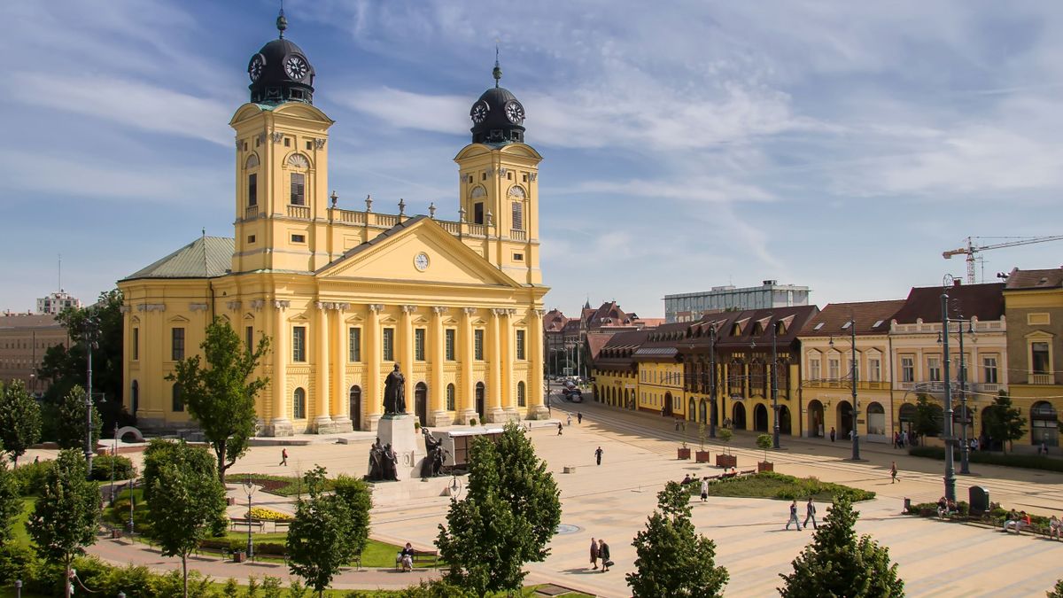 Main,Square,Of,Debrecen,City,,Hungary