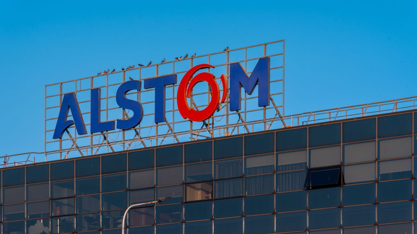Savigliano;,Cuneo;,Piedmont;,Italy,-,February,16;,2023:,Alstom,Sign