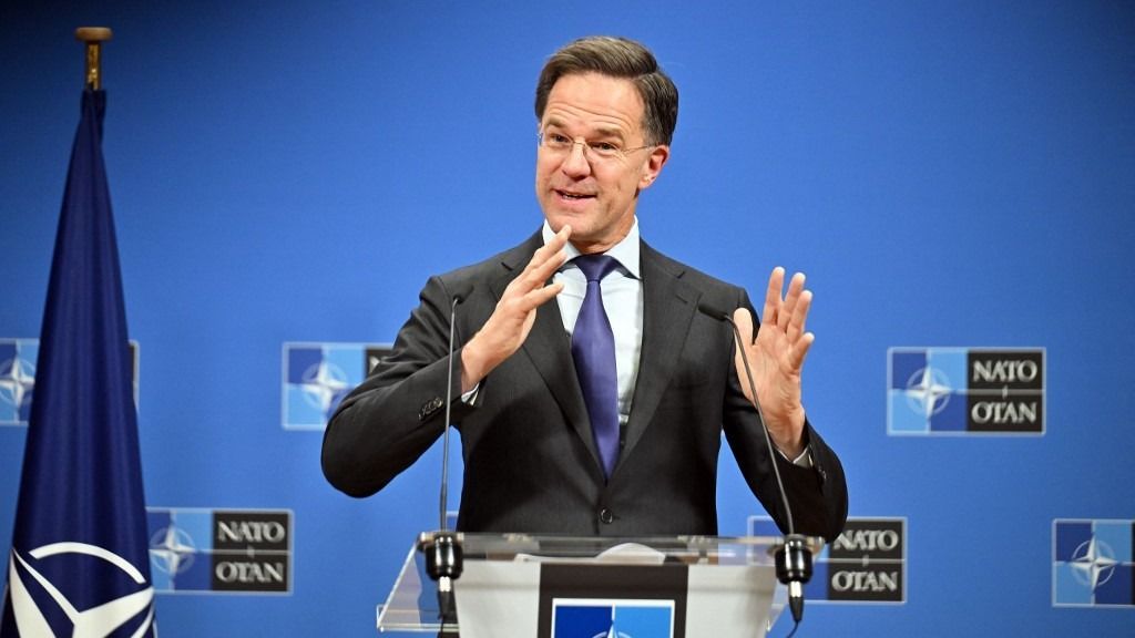 Mark Rutte-Keir Starmer joint press conference in Brussels nato