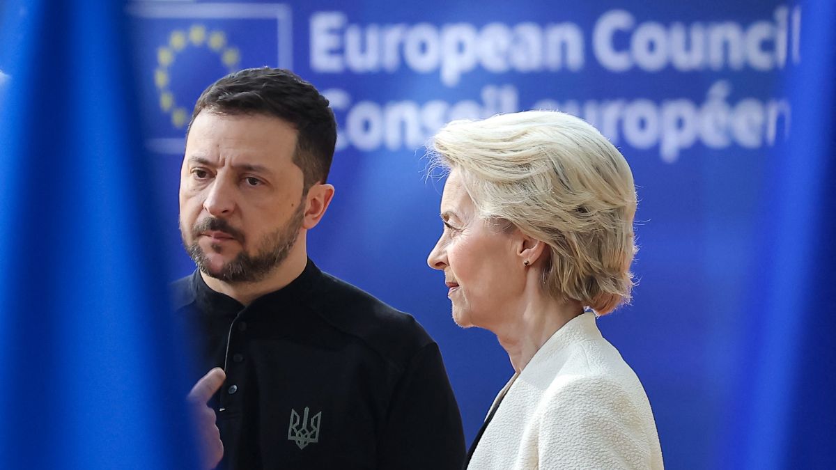 Emergency EU Summit About Ukraine And Defence In Brussels zelenszkij