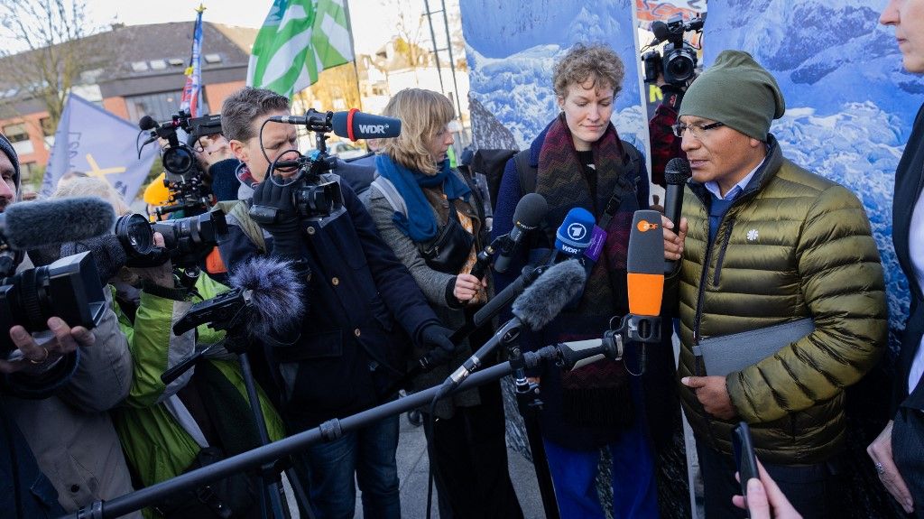 Climate lawsuit filed by a Peruvian farmer against RWE