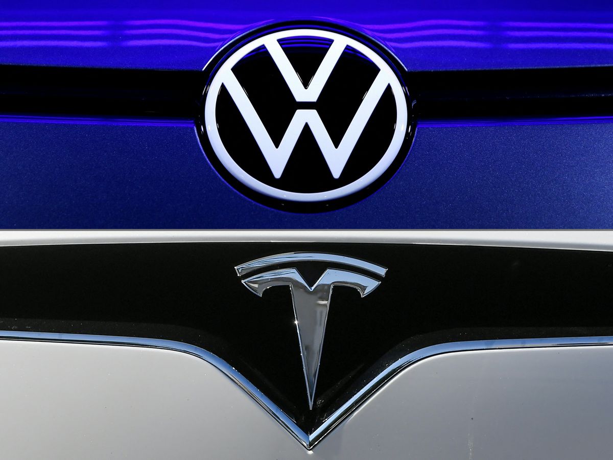 volkswagen, tesla