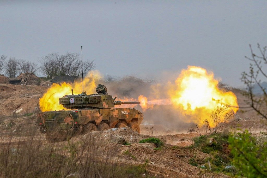 an Actual Combat Training in Ningbo