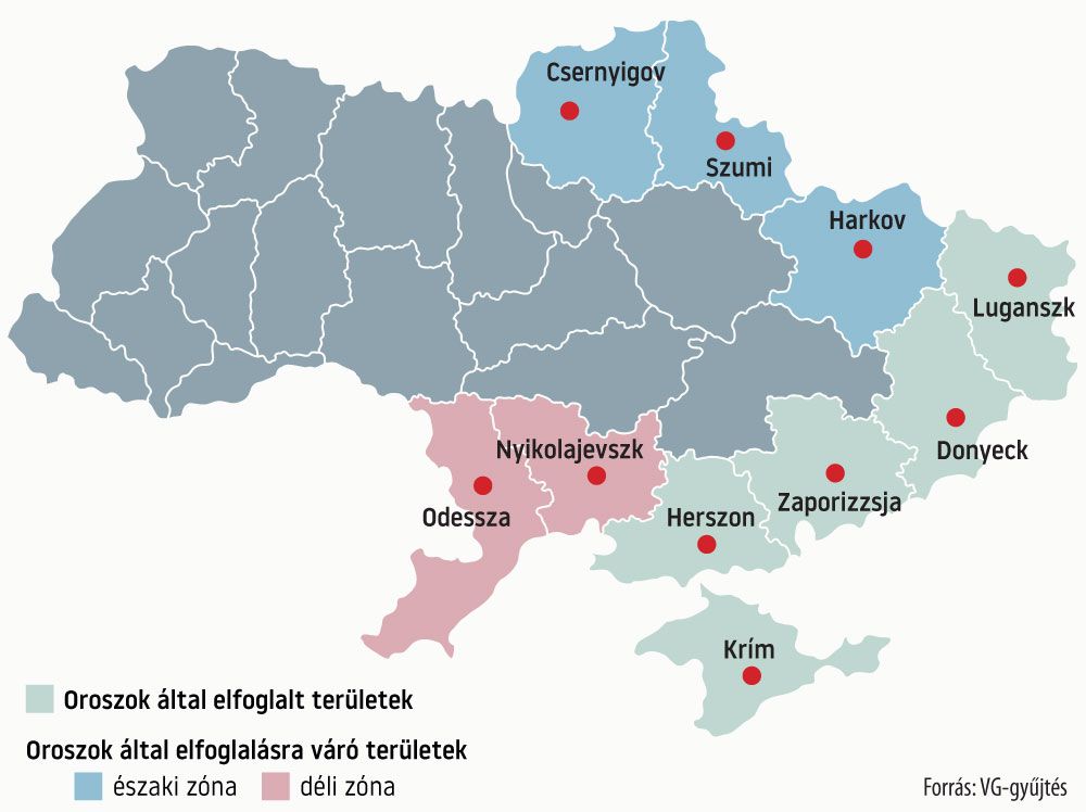 Ukrán térkép
