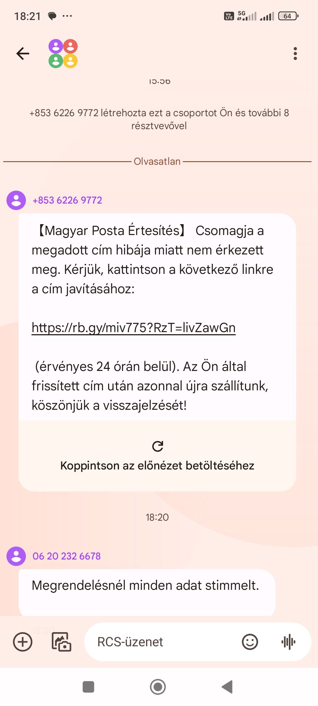 posta, csalás