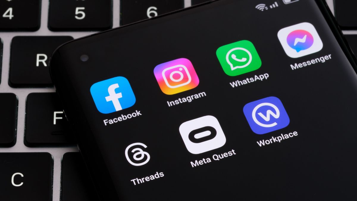 Instagram, All,Meta,Platforms,Apps,On,The,Screen,Of,Smartphone,Facebook,