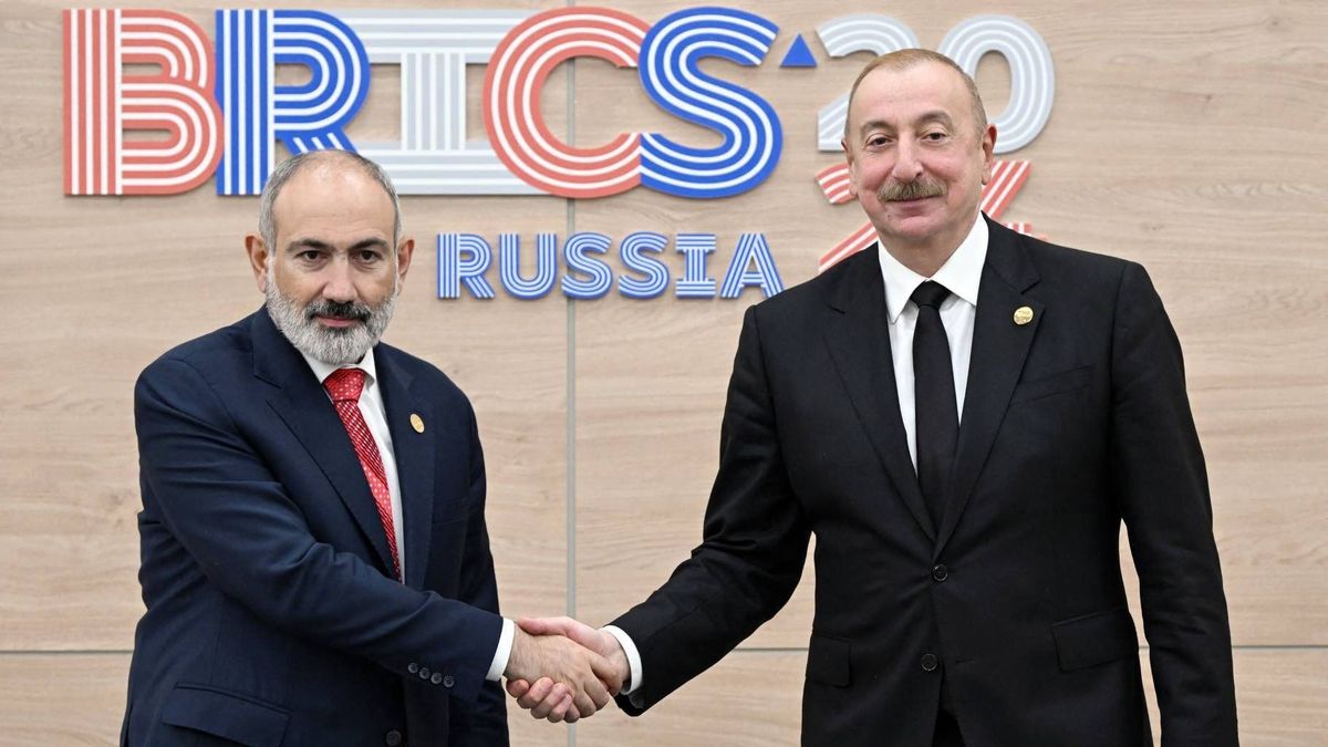 Ilham Aliyev - Nikol Pashinyan meeting in Kazan örmény azeri béke