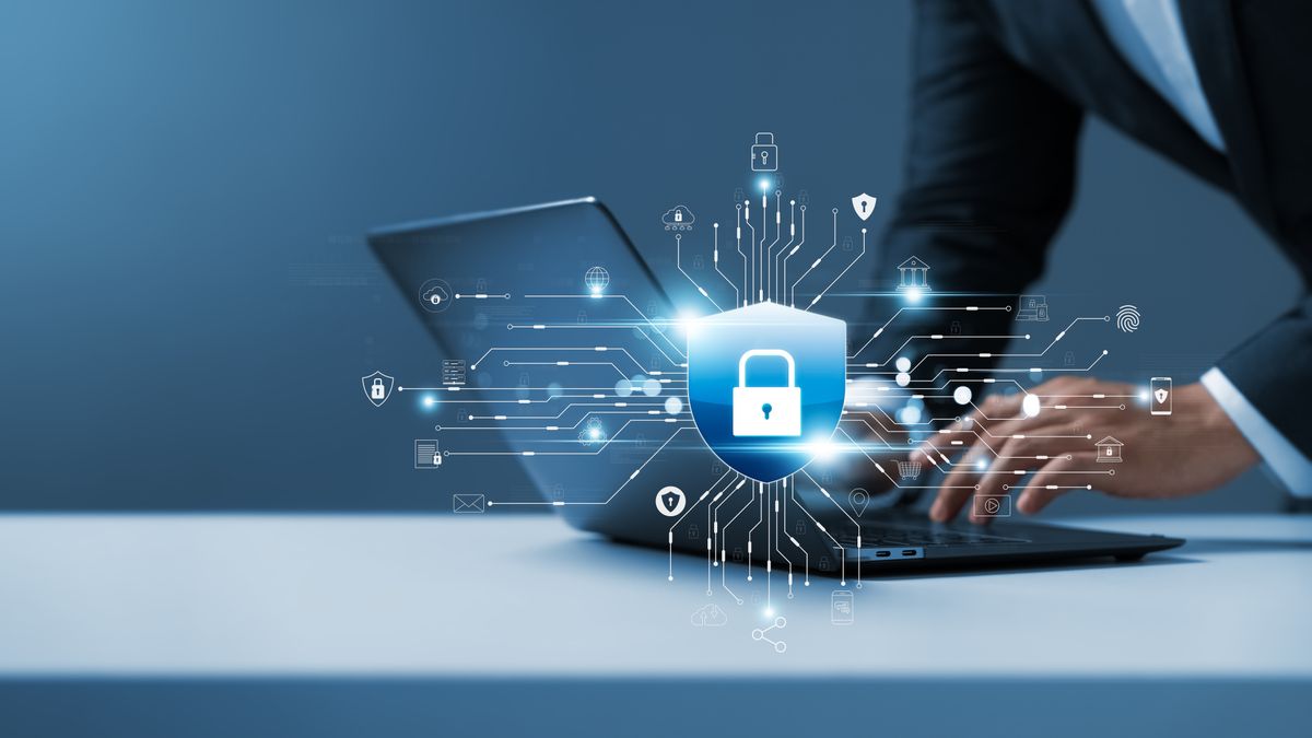 DORA,Cyber,??security,And,Data,Protection,,Businessman,Using,Laptop,Internet,Network