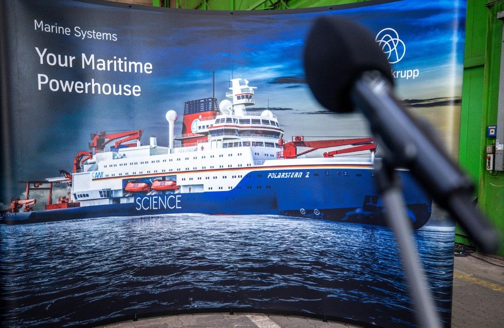 Planned construction of a new research vessel Thyssenkrupp