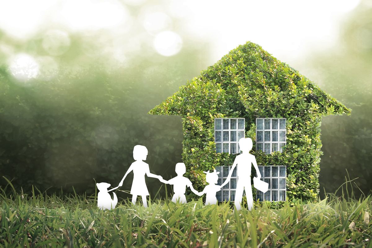 House,Model,There,Space.,Home,Eco,And,Real,Estate,Concept