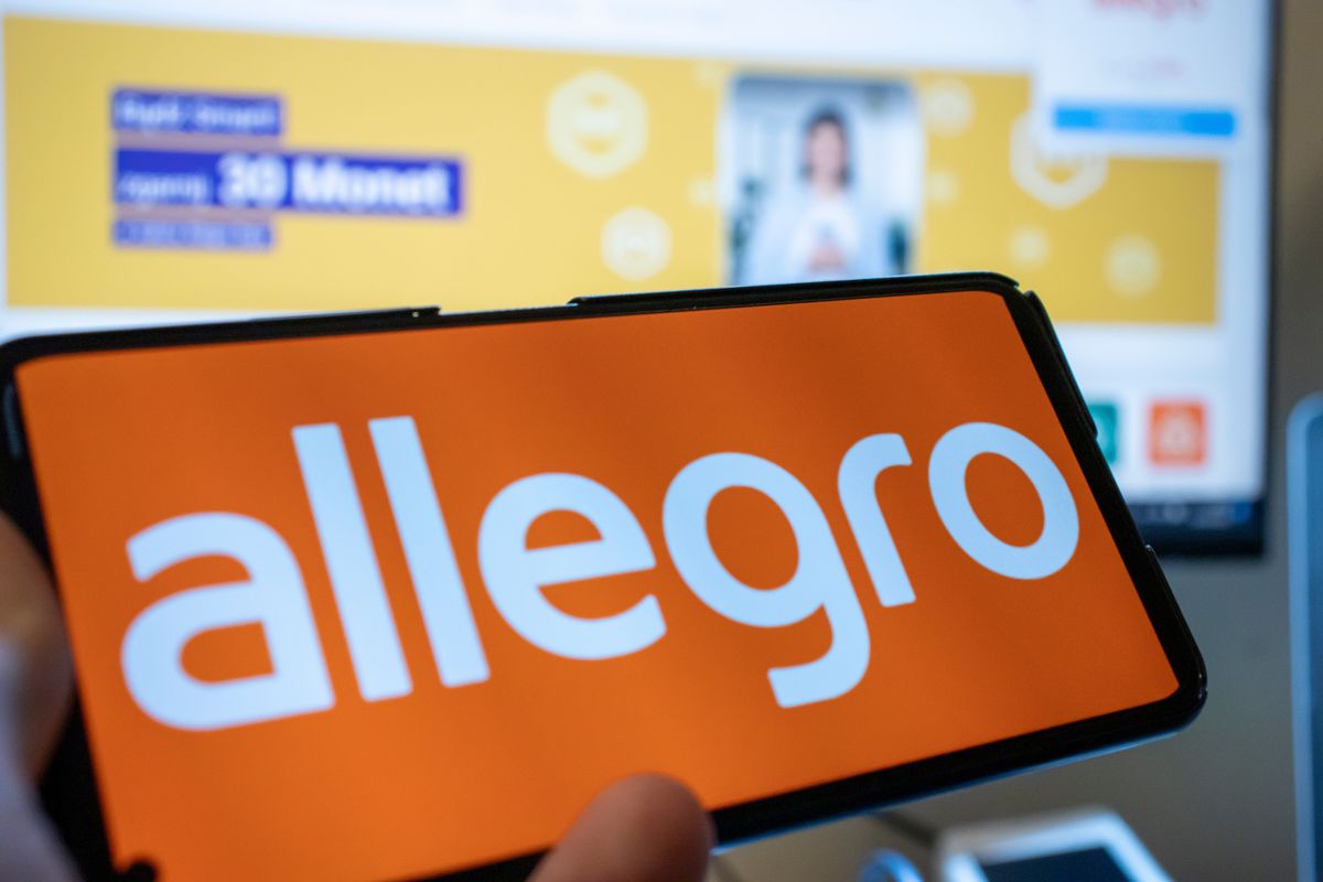 Allegro, Warsaw,,Poland,-,October,1,,2023:,A,Close-up,Of,A