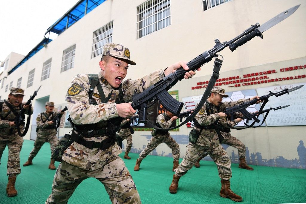 Soldiers Training Kína cáfol: nem küld békefenntartókat Ukrajnába