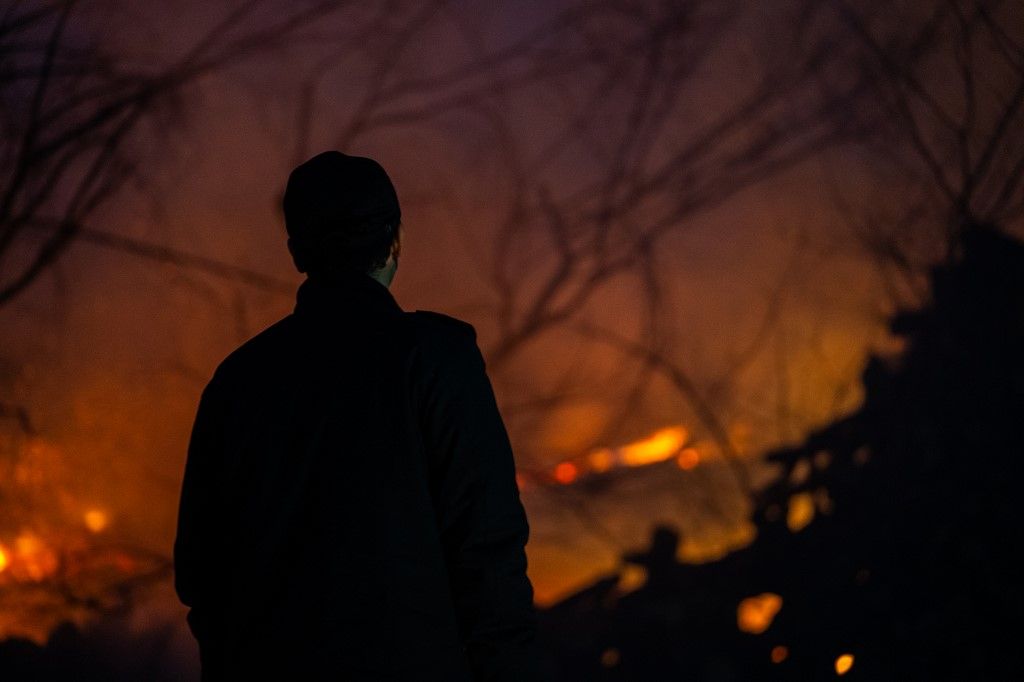 Strong winds drive wildfire across South Korea
erdőtűz
klímaváltozás