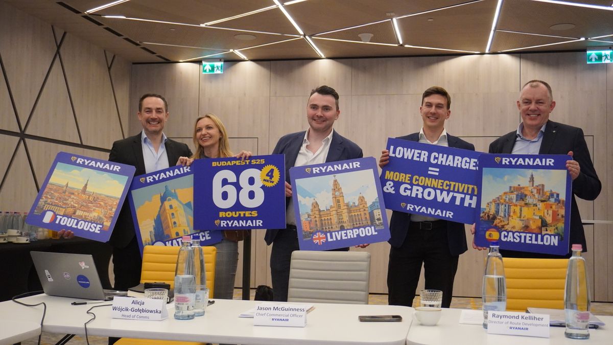 Ryanair sajtótájékoztató, Budapest, 2025. 03. 11.
Jason McGuinness kereskedelmi igazgató
4 új úti cél