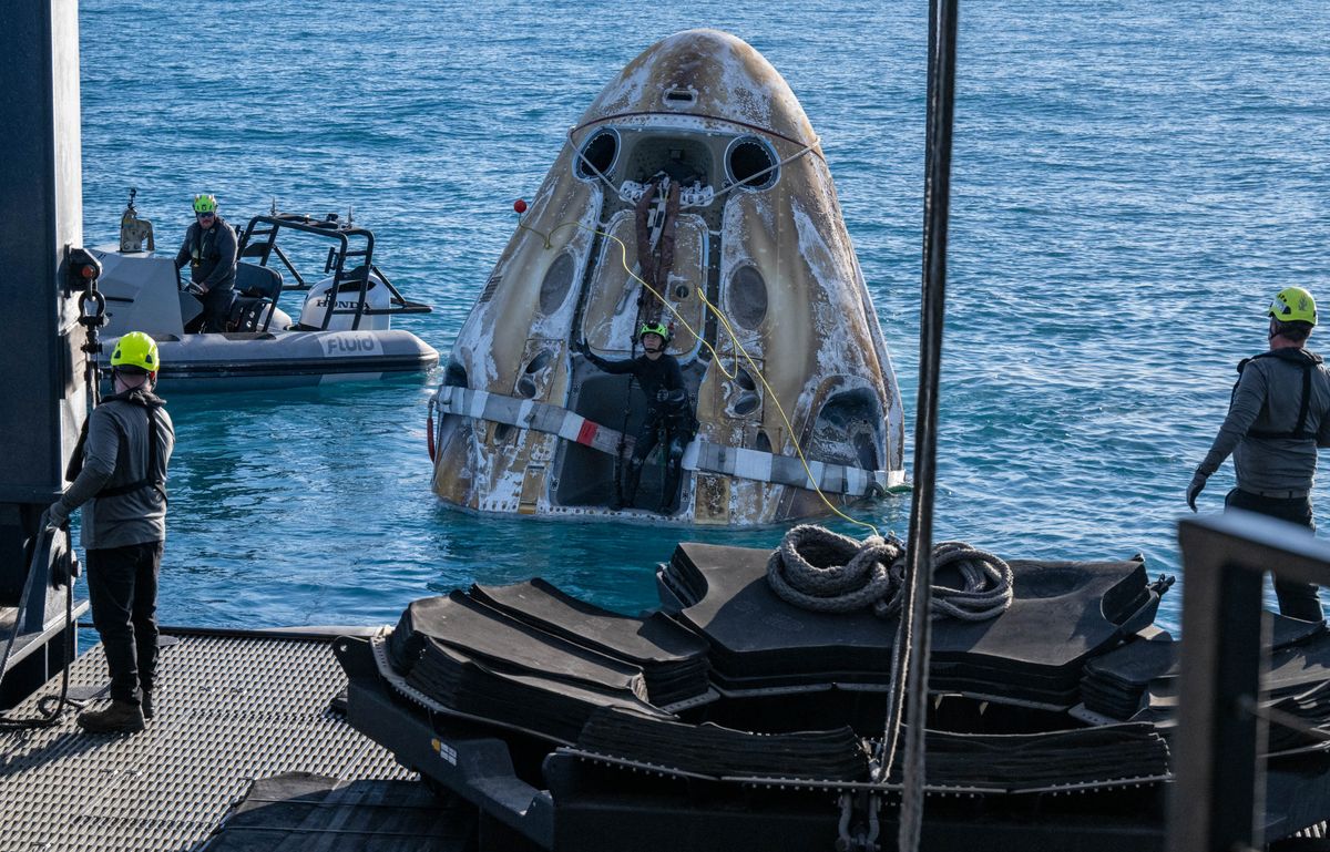 NASA’s SpaceX Crew-9 Splashdown