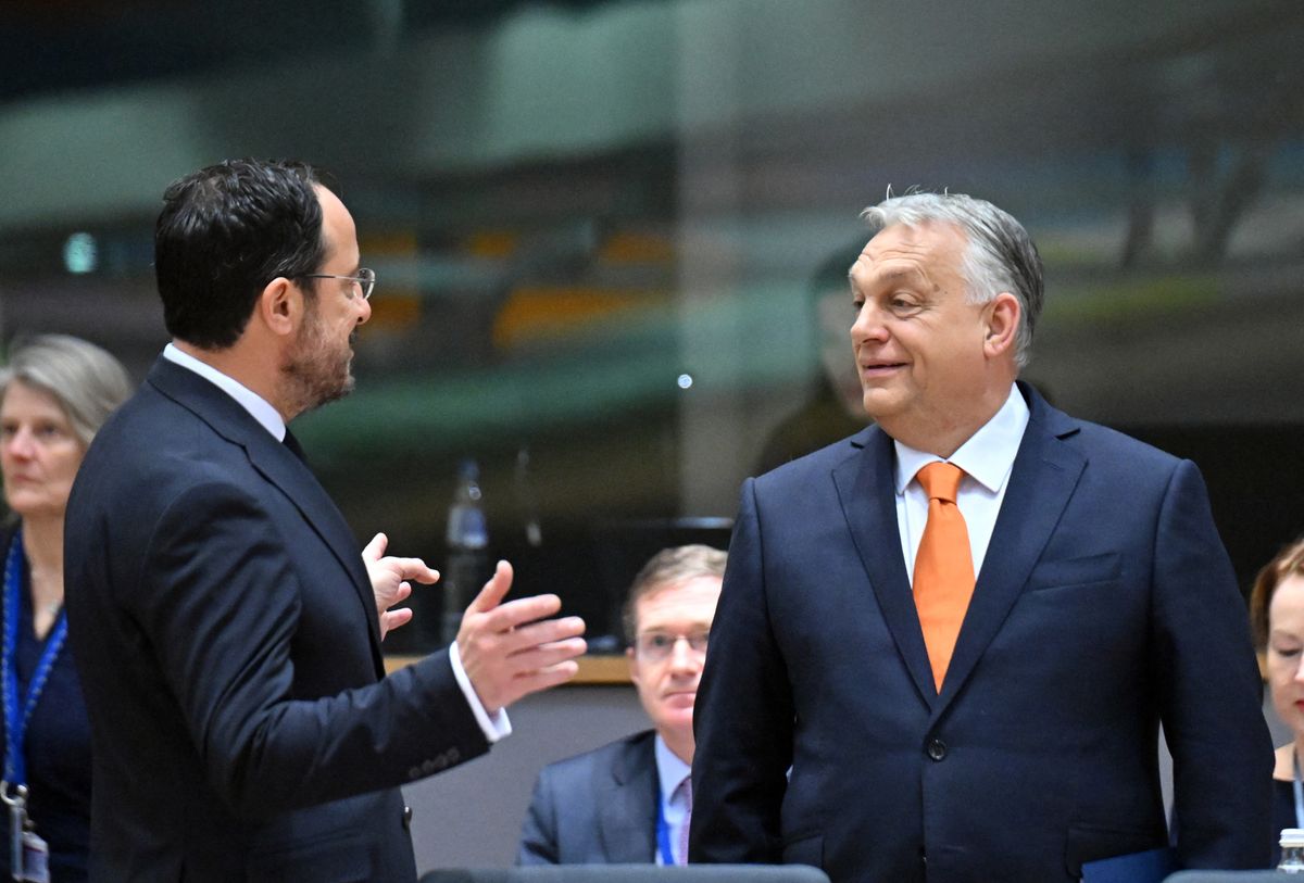 Orbán Viktor az EU-csúcson EU leaders gather in Brussels for emergency summit on 'Ukraine and defense'