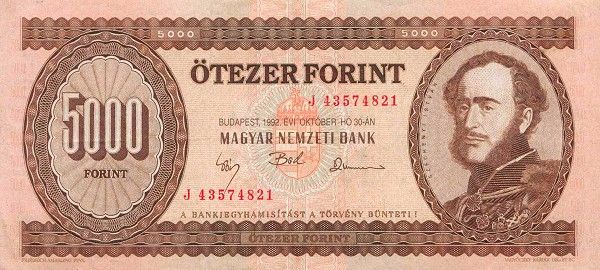 Ötezer forintos bankjegy