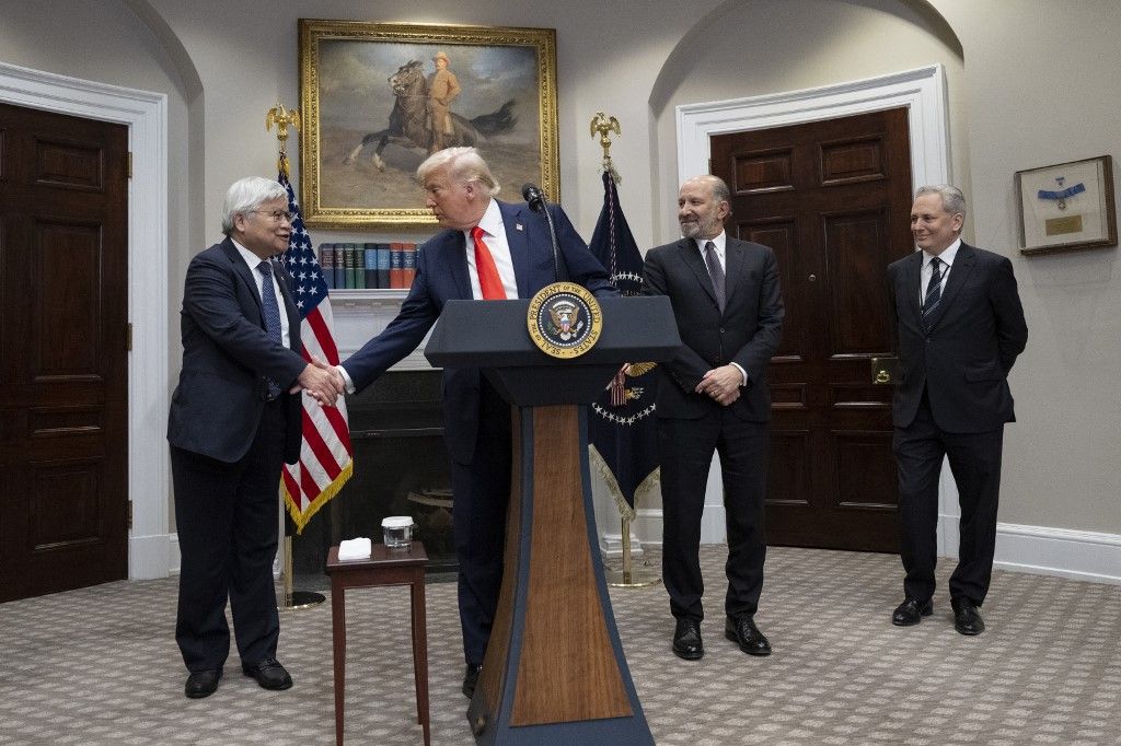 US President Donald Trump makes an investment announcement
TSMC csipgyártó chipgyártó