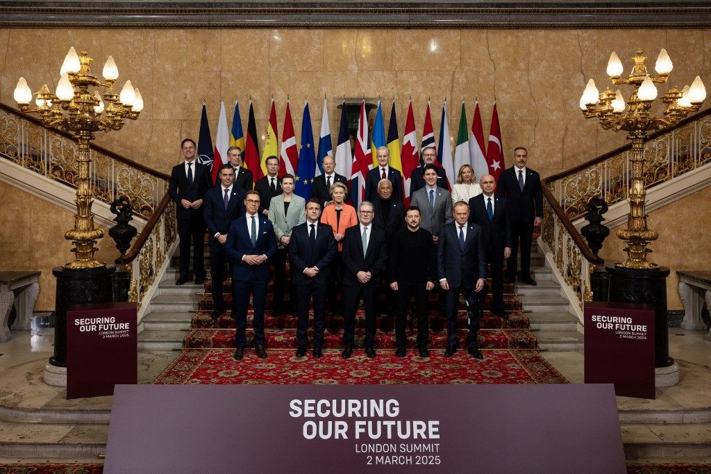 British Prime Minister Keir Starmer hosts the European Leaders Summit