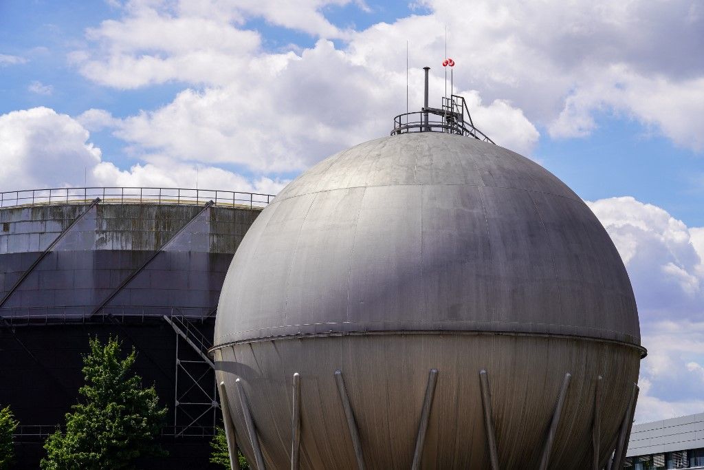 German Municipal Gas Storage Facility gáztárolók
