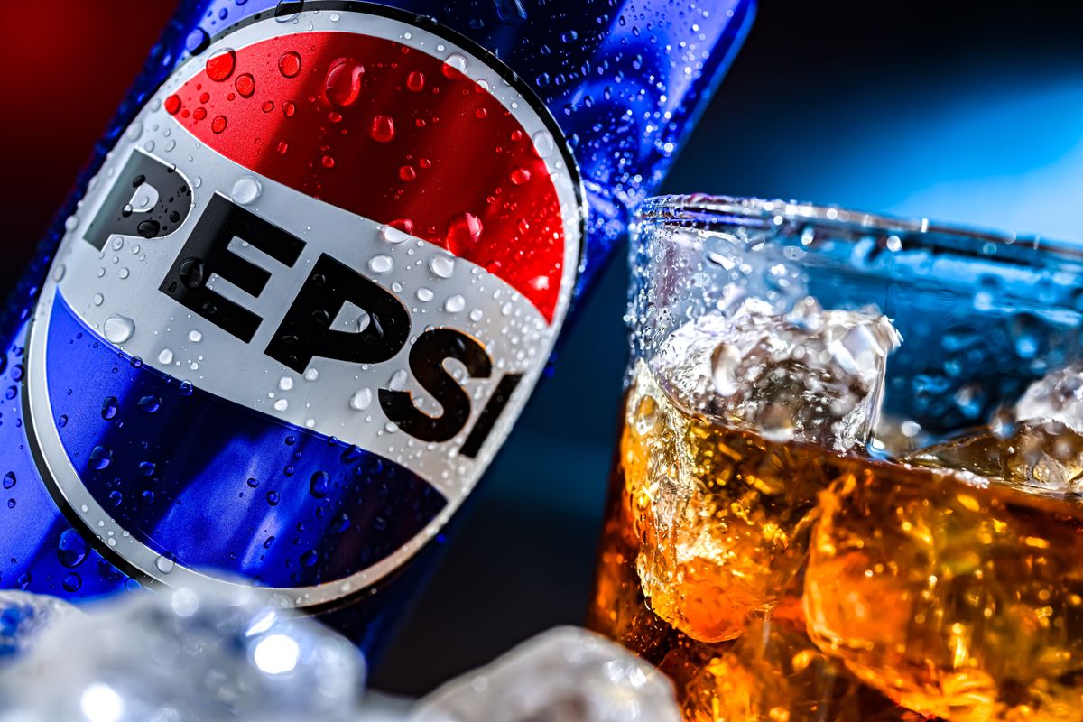 Poznan,,Pol,-,Aug,7,,2024:,Can,Of,Pepsi,,A PepsiCo Poppi felvásárlás Pepsi egészséges üdítők